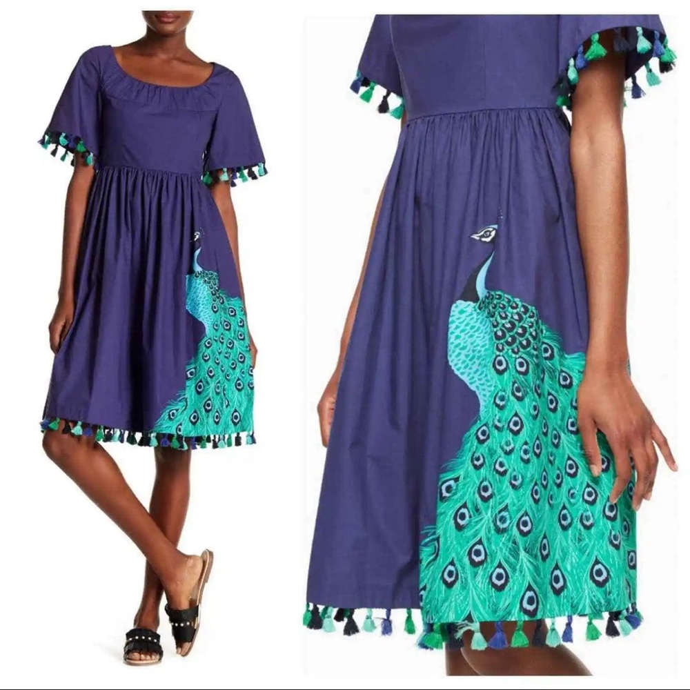EUC Kate Spade Peacock Dress 6
